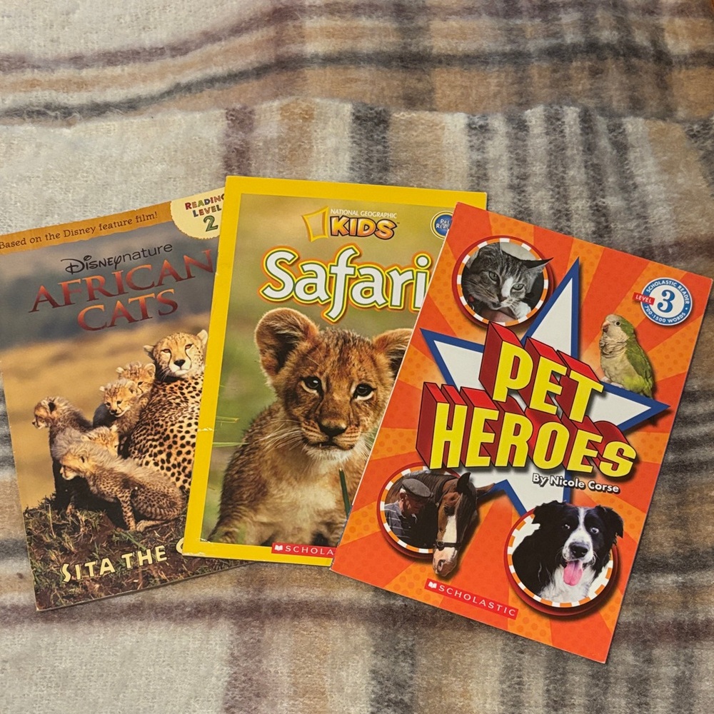 3-Book Bundle! Animal book set for kids